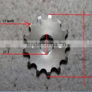 Front Sprocket 13 Teeth 2 Holes of 110cc ATV thumbnail-1