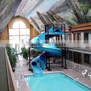 Hot Indoor Swimming Slides,spiral Water Slide for Summer Kids Water Pool Slide Play thumbnail-3