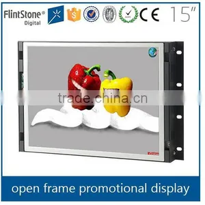 FlintStone 15 Inch Kiosk Advertising Screen, Retail Display Video Screen, Commercial Advertising LCD Screen thumbnail-2