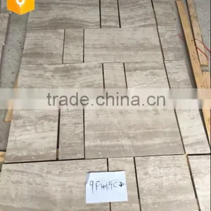 Ivory Grey Natural Limestone Tiles Cross Cut Vein Cut Antique and Polished thumbnail-6