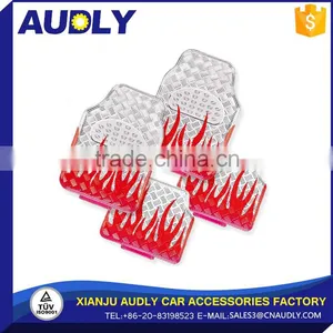 Interior Accessories Hot Sale Sliver Plastic Rubber Car Floor Mats thumbnail-1