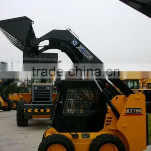 XCMG XT750 High Quality Skid Steer Loader Wheel Loader 1ton thumbnail-3