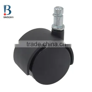 BIFMA Standard China BL 1"black Mini Duty Nylon Grip Ring Stem Appliance Caster Wheels thumbnail-1