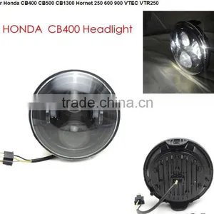 Wholesale 7" Round LED Motorcycle Head Light 7inch Led Lamp Headlight For Hornet250 600 900 VTEC VTR250 Honda CB400 CB500 CB1300 thumbnail-1