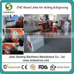 Cnc Lathe Machine Specification/ 4 Axis Lathing Machine/3 Axis Lathing Machine for Wood Chair Legs Stair Handrail Cnc Wood Lathe thumbnail-1