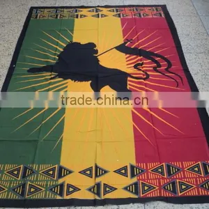 Rastafari Printed Bedsheets New thumbnail-1