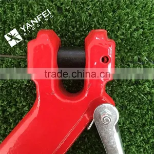 G80 Clevis Chain Hook With Latch/Self-Locking Hook thumbnail-3