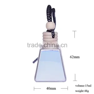 15ml Silver Perfume Bottle Pendant Suppliers With Screw Wood Cap thumbnail-1