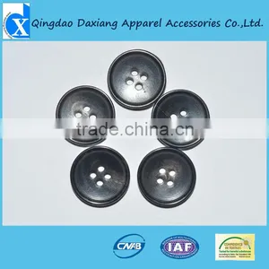 4-holes Texture Color Real Horn Button thumbnail-1