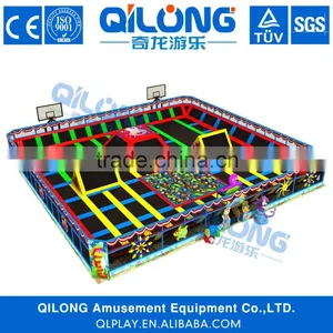 2016 High Quality Kids Indoor Super Trampoline Park thumbnail-1