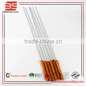 Hot Sale Environmental Protection Galvanized Steel Bbq Skewer thumbnail-1