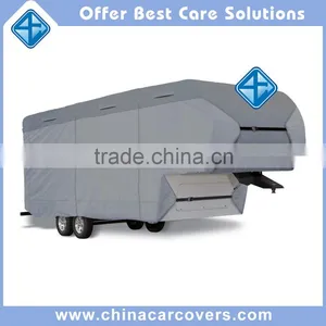 Breathable White Deluxe 26' - 29' Length 5th Wheel RV Cover thumbnail-1