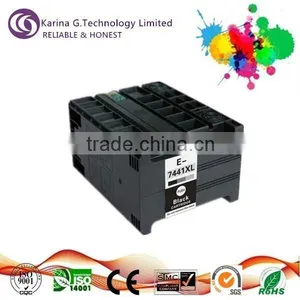 Black Compatible Ink Cartridge for Epson T7431 T7441 With High Quality Pigment Ink thumbnail-1