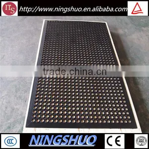 China Industry of Non Slip Non Toxic Rubber Drainage Bathroom Mat thumbnail-1