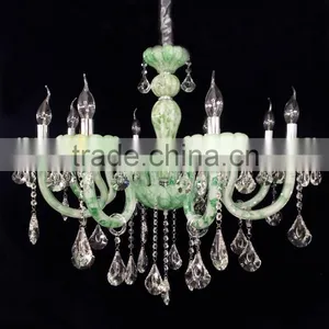 Vintage Glass Crystal Led Pendant Light thumbnail-3
