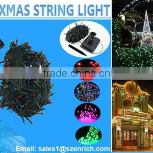 Solar LED Xmas String Light,60 Led,100 Led,200 Led,300 Led,400 Led,500 Led,CE & RoHS thumbnail-1