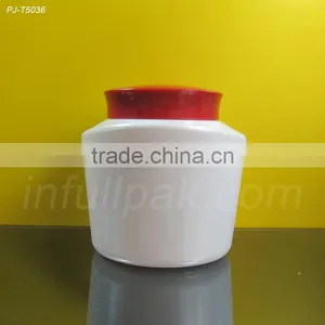 1L White Plastic PET Jar thumbnail-1