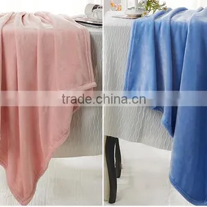 Super Soft Solid Color Flannel Blanket thumbnail-1
