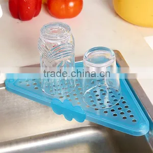 Kitchen Storage Fashion Portable Plastic Drain Rack Store Shelves Storage Box Bowl Cup Shelves Stands Dish Rack thumbnail-1