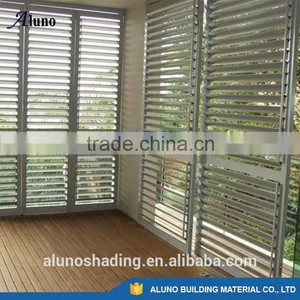 Quality Aluminium Sliding Louvres/Aluminium Sliding Louvre Screens for Facade thumbnail-4