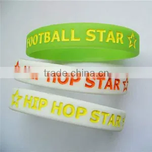 2014 Best Selling Cheap Silicone Bracelets/High Quality Silicone Wristbands thumbnail-1