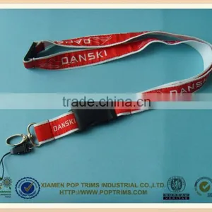 Polyester Woven Logo Lanyard thumbnail-3