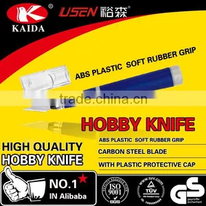 High Quality OEM Plastic Handle Rubber Grip Hobby Knife thumbnail-1