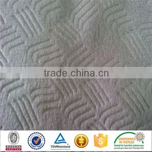 Factory Supply 100%polyester Embossed Velour Interior Roof Fabric for Car thumbnail-1
