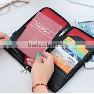 2016 Fashion Design Bag Business Organizer Holder Case Leather Travel Card Holder thumbnail-3