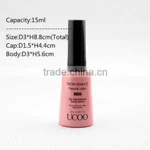 15ml Glass Jar With Nail Polish Brush thumbnail-1