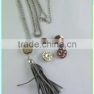 Custom Made Jewelry Changeable Snap Buttons Necklace Diy Sanp Necklace thumbnail-2