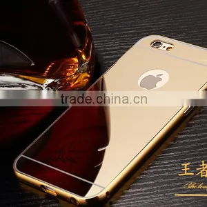 Gold Luxury for Iphone 6/5/5s/5cAluminum Metal Case Acrylic Back Aluminum Bumper thumbnail-5
