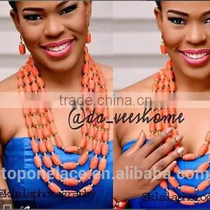 Wholesale African Costume Long Chain Jewelry Set Bridal Jewelry Sets thumbnail-3