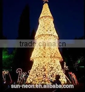 Programmable Decorative Running Christmas Led Lights Tree With Letter thumbnail-6