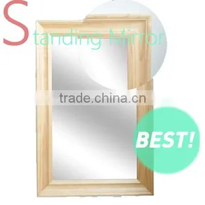 Wooden Framed Mirror,PS Framed Mirror,full Length Standing Mirror,wood Home Decor Wall Mirror thumbnail-3