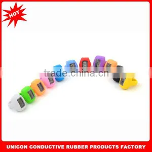 China Wholesale Newest Silicone Digital Watch Ring thumbnail-1