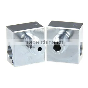 3D Printer SIS Aluminum Nozzle With Heating Block 3D Printer Powder thumbnail-2