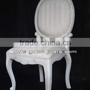 White Furniture - Study Chair - Classic Furniture - Furniture Manufacture thumbnail-1
