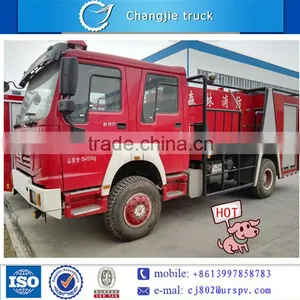 Sinotruck Howo Mini Fire Truck Double Cab for Sale thumbnail-1