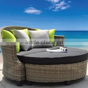 New Patio Sunbed Wicker thumbnail-1