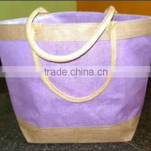 Violet Reusable Upmarket Jute Shopper thumbnail-1