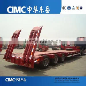 CIMC 60 Ton Low Bed Truck Semi Trailer thumbnail-2