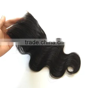 Large Stock Lace Front Human Hair Closure With Baby Hair Remy Indian Hair thumbnail-3