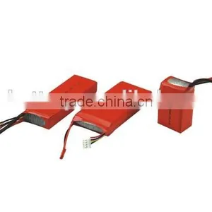Rechargeable High Rate RC LiFePO4 Battery Pack With Cable and Plug 5C/10C/20C/30/40C/50C thumbnail-3