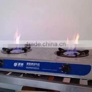 OEM Best Price Portable Double Burner Biogas Stove for Cooking thumbnail-1