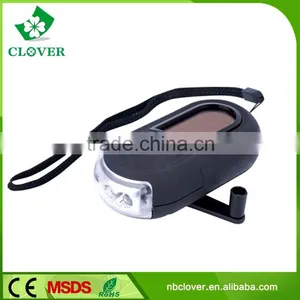 Good Design Dynamo Solar Powered 3 LED Solar Flashlight thumbnail-1