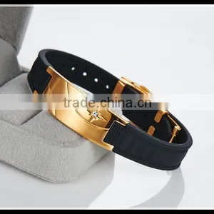 Noproblem D008 Girl Plated Power Elastic Saudi Gold Jewelry Bracelet thumbnail-1