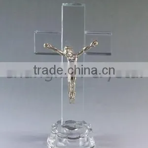 Crystal Cross With a Base thumbnail-1