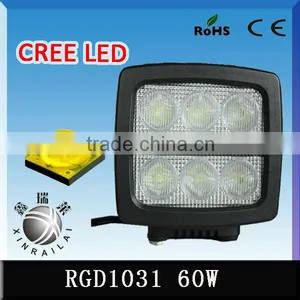 Square 60w Offroad Led Work Light RGD1031 9-32v DC High Quality Led Work Light.led Fog Light thumbnail-1