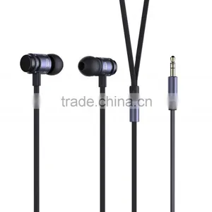Popular Metal Earphones Flat Cable With Deep Bass thumbnail-1